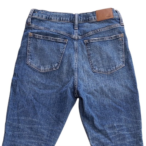 MADEWELL High Rise Slim Crop Boyjean Jeans, Womens 29 - Picture 3 of 5